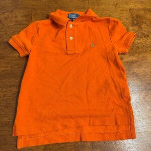 Polo Ralph Lauren Vibrant Orange Kids Polo size 2/2T 100% cotton